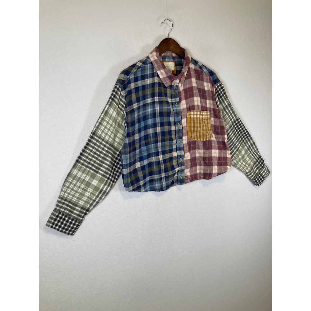 Eclectic Patchwork American Eagle Womens Large Mu… - image 10